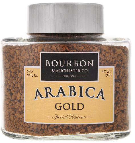 Кофе сублим BOURBON ARABICA GOLD 100г