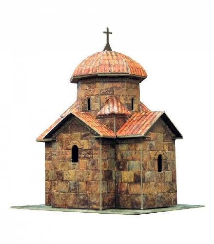 Церковь Кармравор Сборная модель из картона Масштаб НО 1/87
