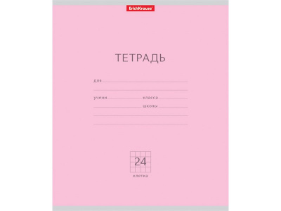 Тетрадь 24л кл Классика розовая ЕК35330